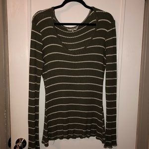 BKE Striped Thermal Long Sleeve
